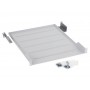 Raft fix perforat Triton 19" 1U/550 capacitate incarcare 40kg, gri