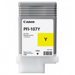 Cartus cerneala Canon PFI-107Y, yellow, capacitate 130ml, pentru Canon iPF680/685,