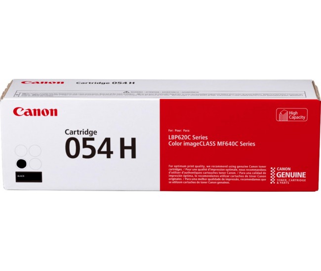 Toner Canon CRG054H black, High yeld, capacitate 3.1k pagini, pentru