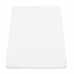 CEARCEAF PAT CU ELASTIC 140X200 CM ALB