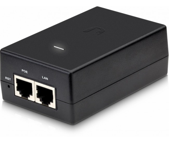 Ubiquiti POE-24-24W-G Gigabit Poe Adapter, Output Voltage 24VDC @ 1.0A,