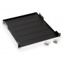 Raft fix perforat Triton 19" 1U/350 capacitate incarcare 40kg, negru