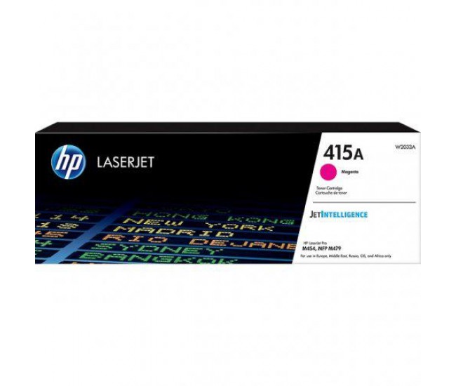 Toner HP 415A W2033A, magenta, 2.1k, HP Color LaserJet Pro