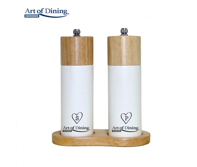SET 2 RASNITE SARE & PIPER 16 CM+SUPORT, MODERN, ART