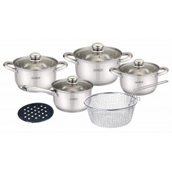 MADELINE, SET GATIT INOX 10 PIESE, COOKING  BY HEINNER MADELINE, SET GATIT INOX 10 PIESE, COOKING  BY HEINNER
