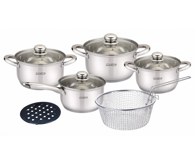 MADELINE, SET GATIT INOX 10 PIESE, COOKING  BY HEINNER