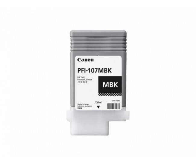Cartus cerneala Canon PFI-107MB, matte black, capacitate 130ml, pentru Canon