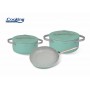 SET GATIT 5 PIESE ALUMINIU PRESAT, CRETA, COOKING BY HEINNER