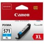 Cartus cerneala Canon CLI-571XL, cyan, capacitate 11ml, pentru Canon Pixma