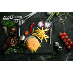 PLATOU ARDEZIE PATRAT MANERE INOX, 30X30 CM, COOKING BY HEINNER PLATOU ARDEZIE PATRAT MANERE INOX, 30X30 CM, COOKING BY HEINNER