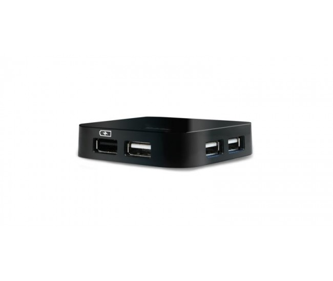 Hub USB D-Link, DUB-H4, 4 porturi, USB 2.0, adapter 5v,