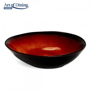 BOL OVAL CERAMICA 20 CM, VULCANO, ART OF DINING BY
