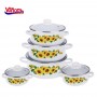 SET GATIT 10 PIESE EMAILAT SUN FLOWER, VANORA HOME