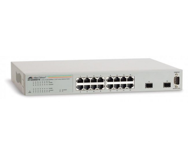 Switch ALLIED TELESIS GS950, 16 port, 10/100/1000 Mbps