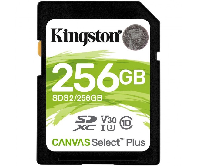 Card de Memorie SD Kingston Canvas Select Plus, 256GB, Class