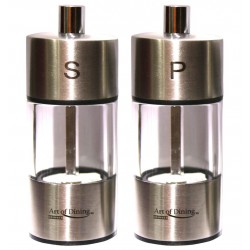 SET 2 RASNITE SARE & PIPER, INOX, 9 CM, ART