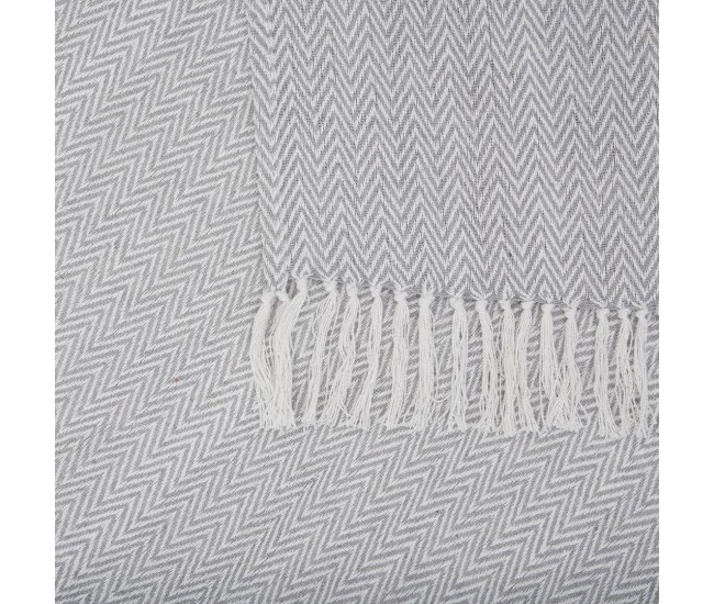 CUVERTURA PLED 200X220 CM ZAG GREY
