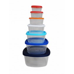SET 7 CASEROLE PATRATE CU CAPACE,PLASTIC, VANORA HOME SET 7 CASEROLE PATRATE CU CAPACE,PLASTIC, VANORA HOME