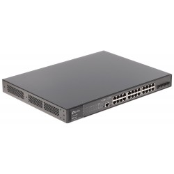 Switch TP-Link TL-SG3428MP, managed L2+,24× 10/100/1000Mbps RJ45 Ports, 4× Gigabit