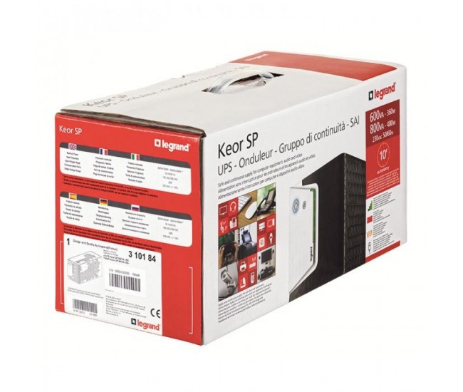 UPS Legrand KEOR SP 1000, 1000VA/ 600W, 2x IEC +