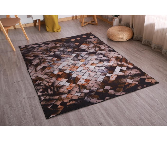 Covor Heinner cu print digital 3D 70x140 cm PATCH