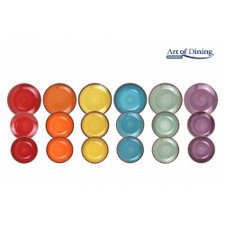 SERVICIU  MASA CERAMICA 18PCS, AQUARELLE, ART OF DINING BY
