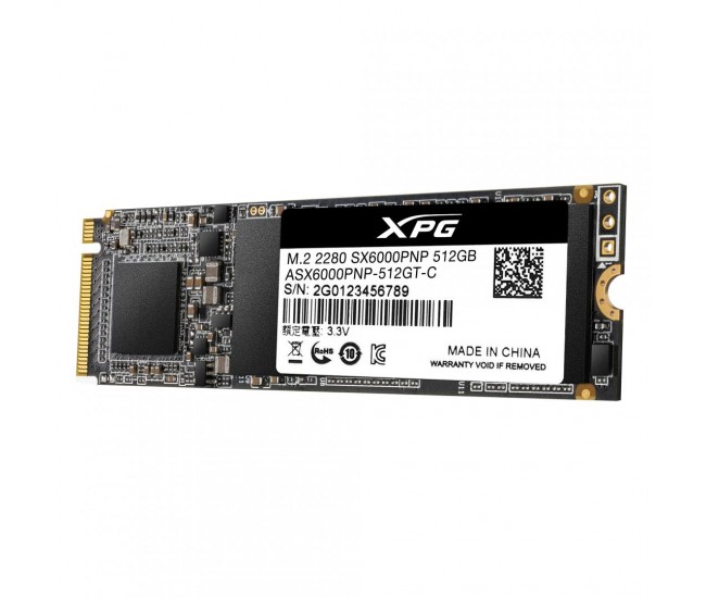 SSD ADATA XPG SX8200 Pro, 512GB, NVMe, M.2