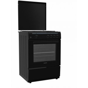 ARAGAZ GAZ HEINNER HFSC-V60BK, 4 ARZATOARE, SUPORT EMAIL, CAPAC METALIC,APRINDERE