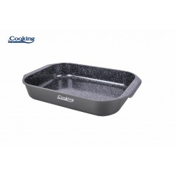 TAVA ALUMINIU CU ACOPERIRE CERAMICA 39.5x26 CM, DARK LINE, COOKING