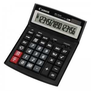 Calculator birou Canon WS-1610T, 16 digiti, display LCD, alimentare solara