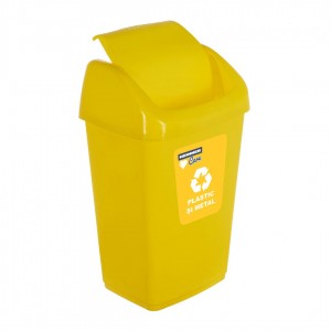 COS GUNOI CAPAC BATANT, RECICLARE ECO 35 L, GALBEN ,
