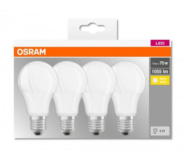 Set 4x bec Led Osram, LED BASE CLASSIC A, E27,