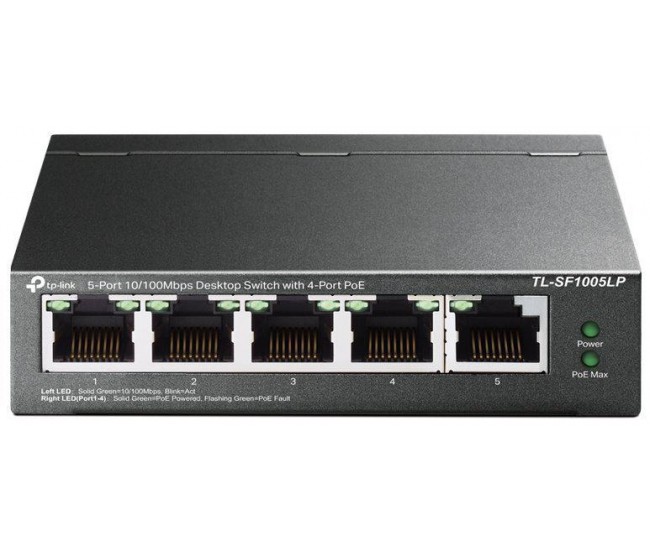 Switch TP-LINK TL-SF1005LP, 5 Port, 10/100 Mbps