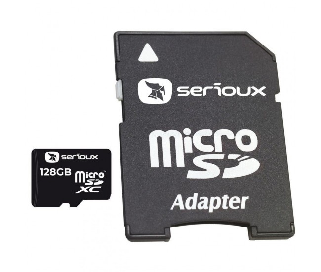 Micro Secure Digital Card Serioux, 128GB UHS-I, SFTF128AC10, Clasa 10
