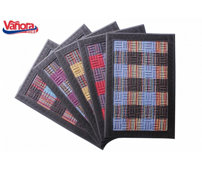 COVORAS INTRARE ANTIDERAPANT TEXTIL MULTICOLOR 40X60 CM, VANORA HOME