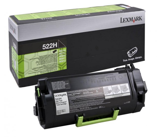 Toner Lexmark 52D2H00, black, 25 k, MS810de , MS810dn ,