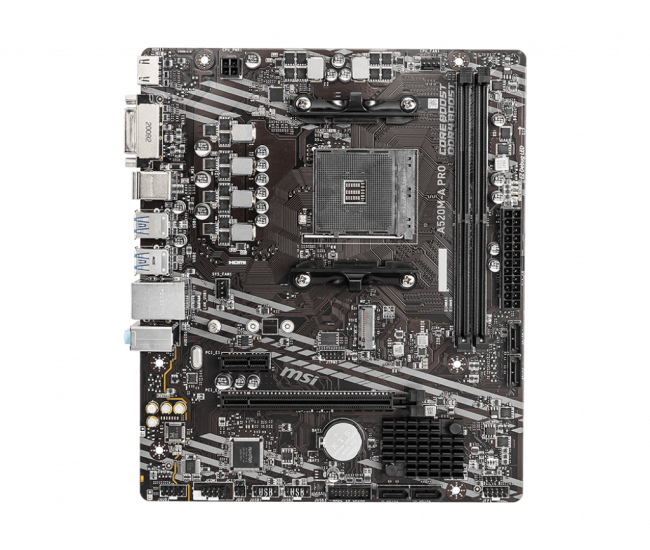 Placa de baza MSI A520M-A PRO, Socket AM4