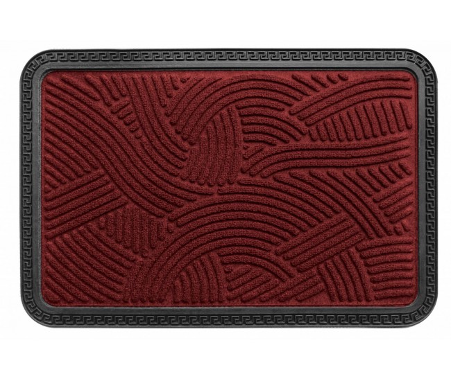 COVORAS INTRARE ANTIDERAPANT CU MARGINE CAUCIUCATA 40X60 CM, ROSU, HEINNER