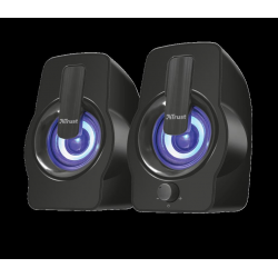 Boxe Stereo Trust Gemi RGB 2.0 Speaker, 6W, negru