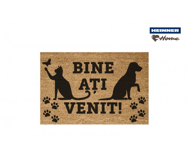 COVORAS INTRARE ANTIDERAPANT 60X40 CM, PAWS, HEINNER HOME
