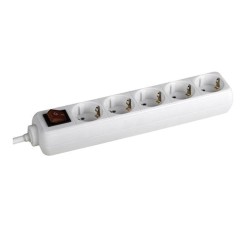 Prelungitor Bachmann SELLY 5xCEE7/3 PC, cu intrerupator, lungime cablu 5m,