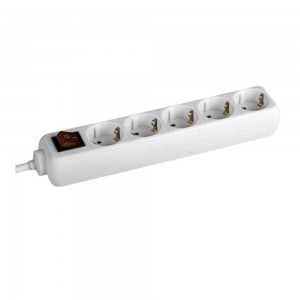 Prelungitor Bachmann SELLY 5xCEE7/3 PC, cu intrerupator, lungime cablu 5m,