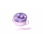 Bol 2 in 1 pentru snackuri cu lingurita, mov, U-Grow