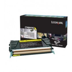 Toner Lexmark C748H3YG, yellow, 10 k, C748de , C748dte ,