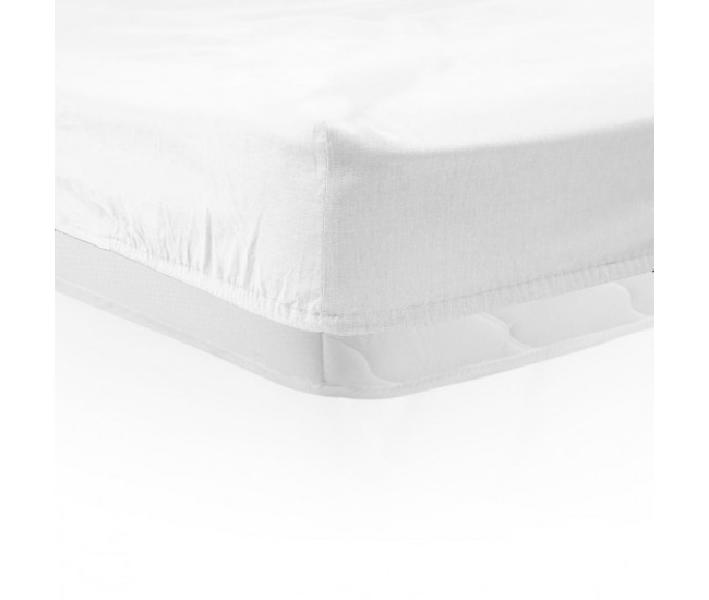 CEARCEAF PAT CU ELASTIC 90X200 CM ALB