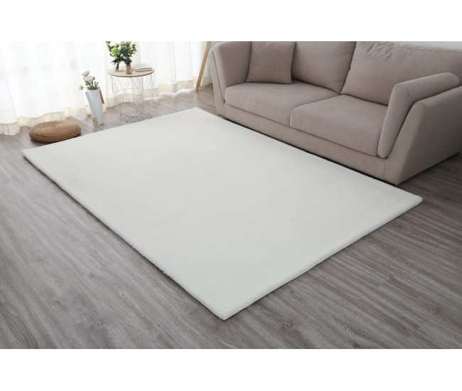 Covor Heinner Shaggy soft blanita Alb 50x90 cm