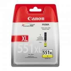 Cartus cerneala Canon CLI-551XL, yellow, capacitate 11ml, pentru Canon Pixma