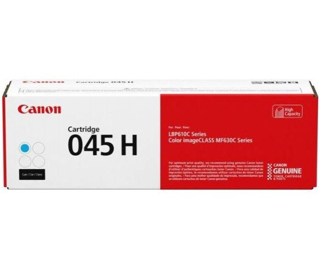 Toner Canon CRG045HC, Cyan, capacitate 2800 pagini, pentru seriile LBP61x