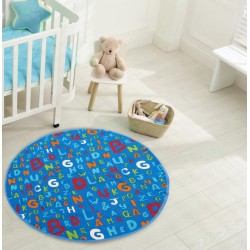 Covor Heinner copii printat Alfabet 110 cm