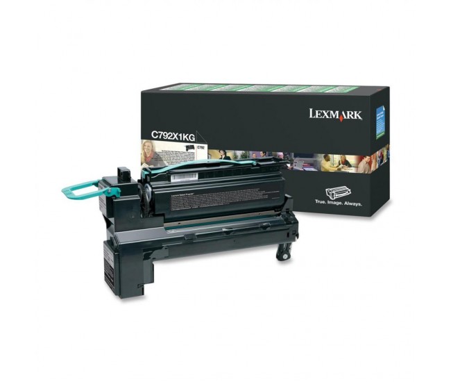 Toner Lexmark C792X1KG, black, 20 k, C792de , C792de Gov